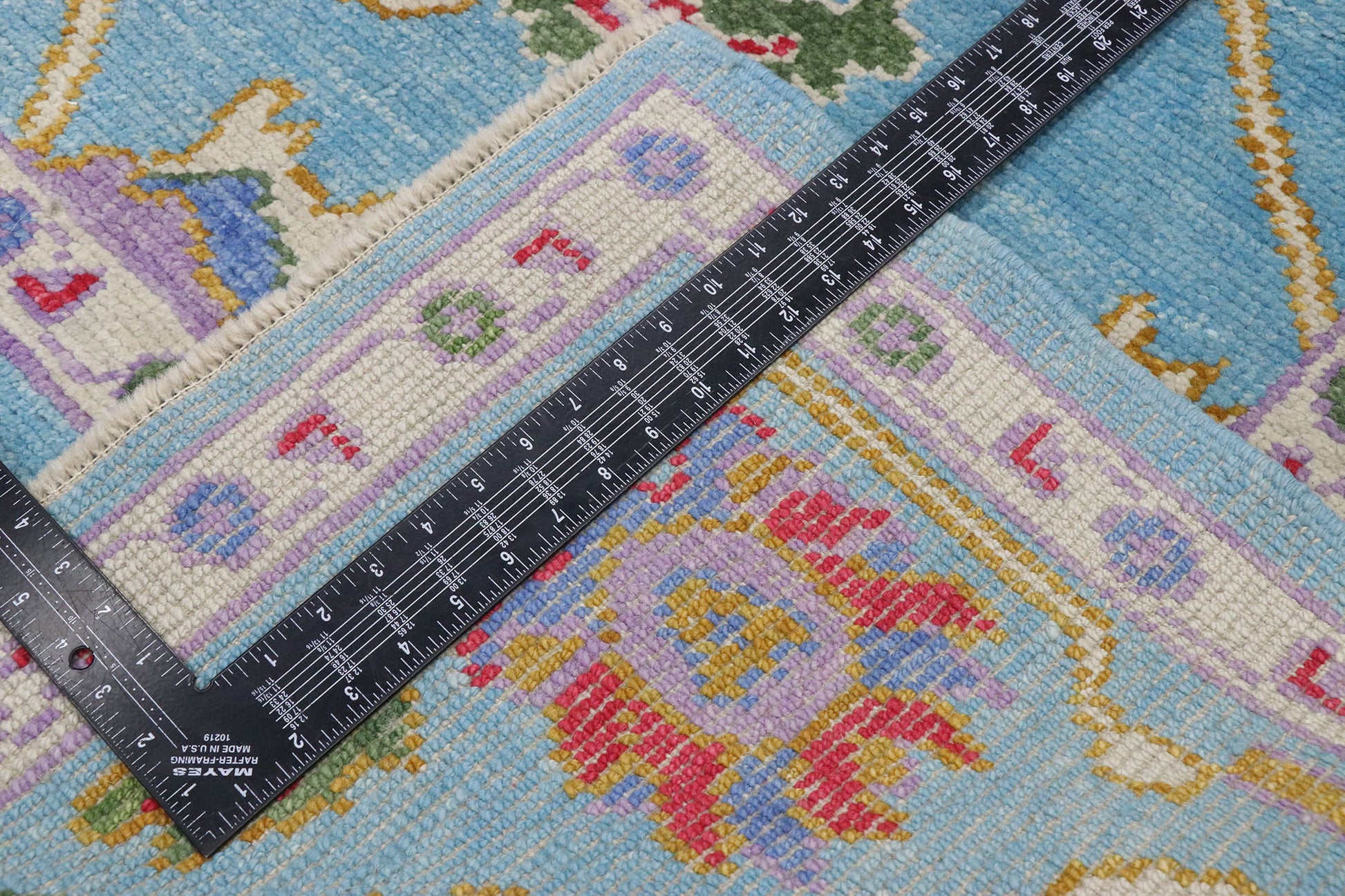 6 x 9 Colorful Turkish Oushak Rug 53462