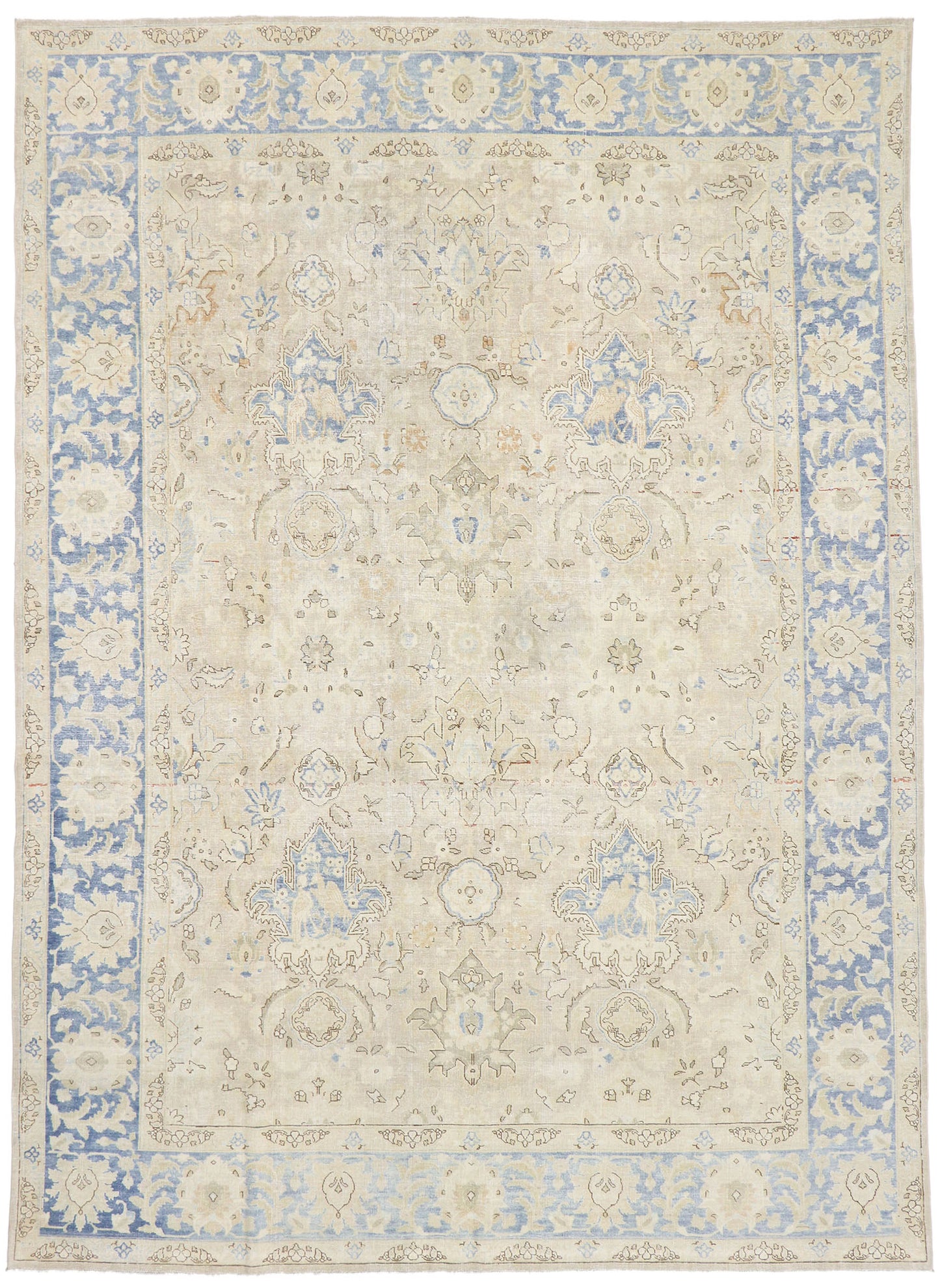 9 x 12 Vintage Persian Mashhad Rug 53465