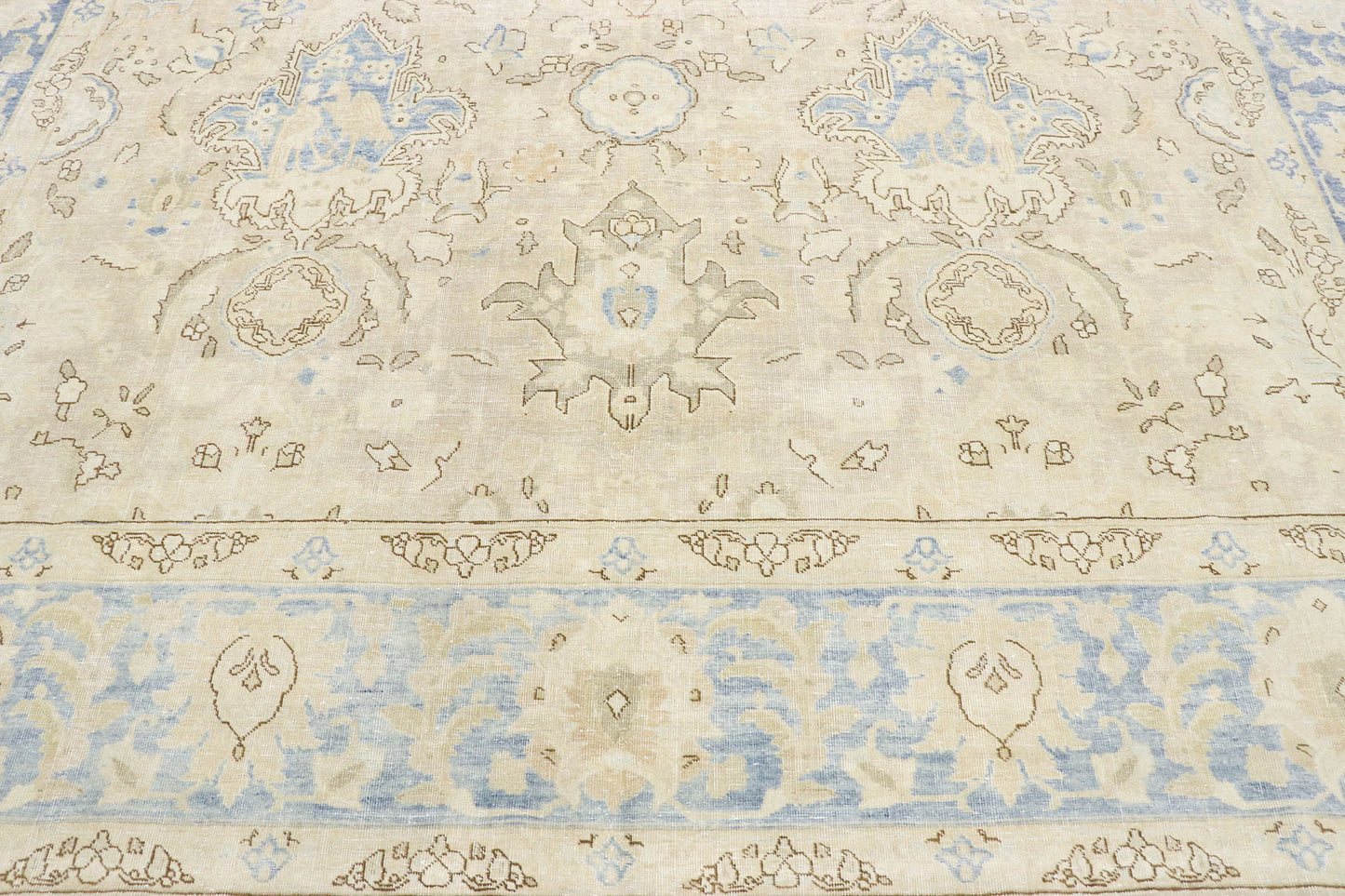 9 x 12 Vintage Persian Mashhad Rug 53465