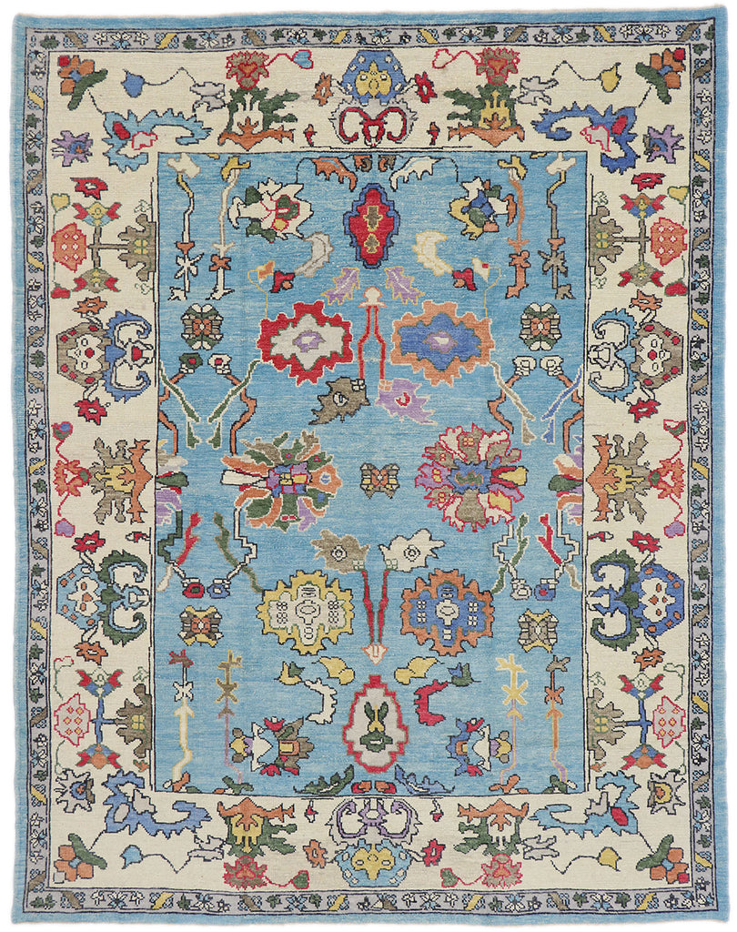 8 x 11 Contemporary Turkish Oushak Rug 53458