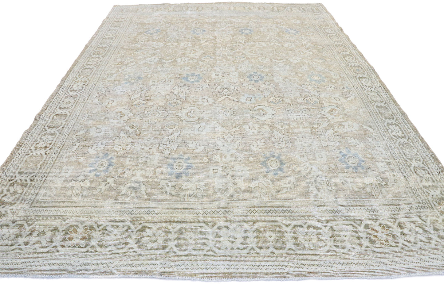 7 x 11 Vintage Persian Mahal Rug 53475