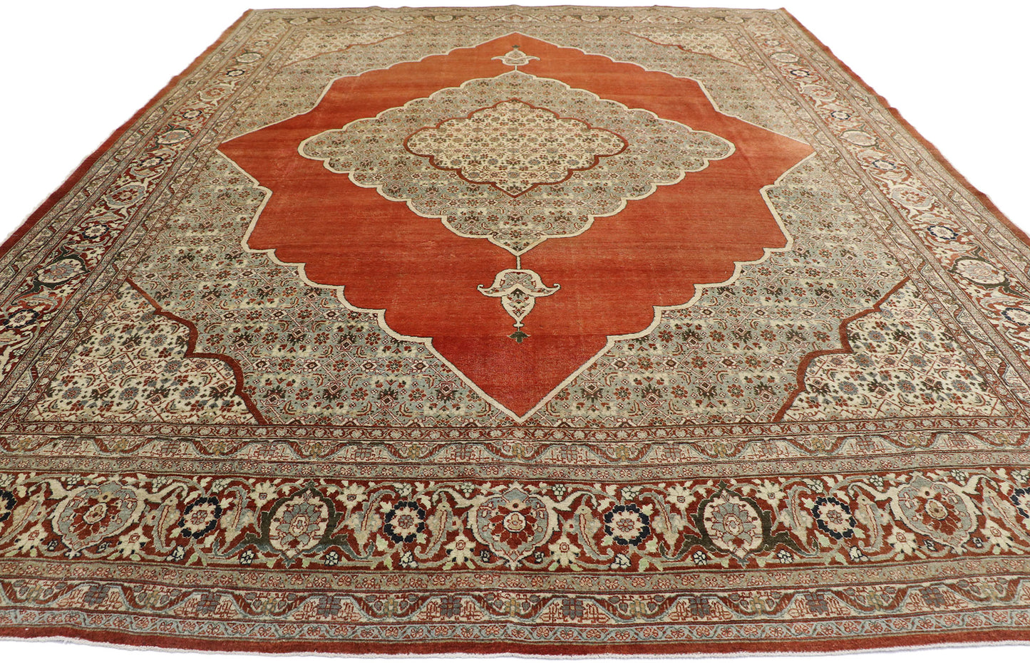10 x 13 Haji Khalili Antique Persian Tabriz Rug 53482