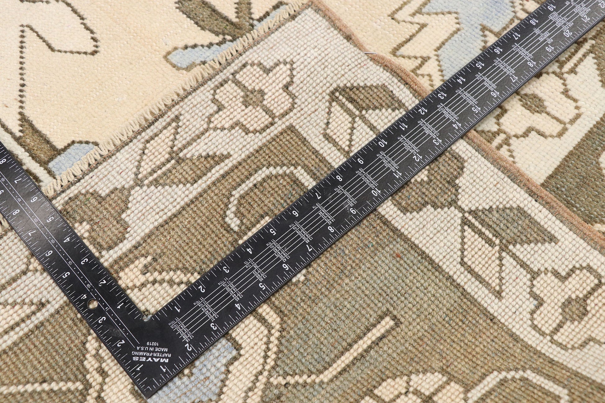 9 x 12 Vintage Turkish Oushak Rug 53485