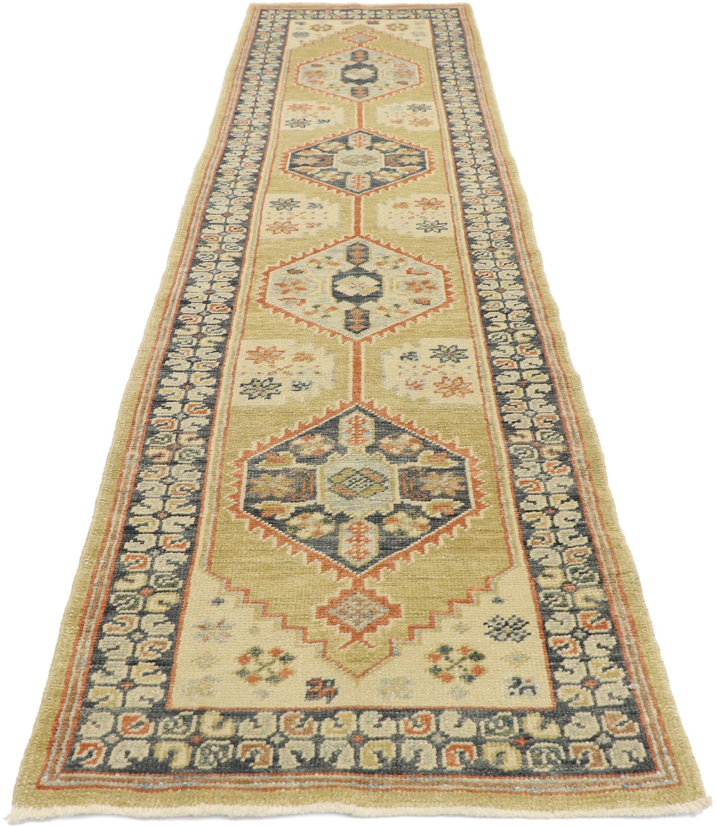 3 x 10 Turkish Oushak Runner 53487