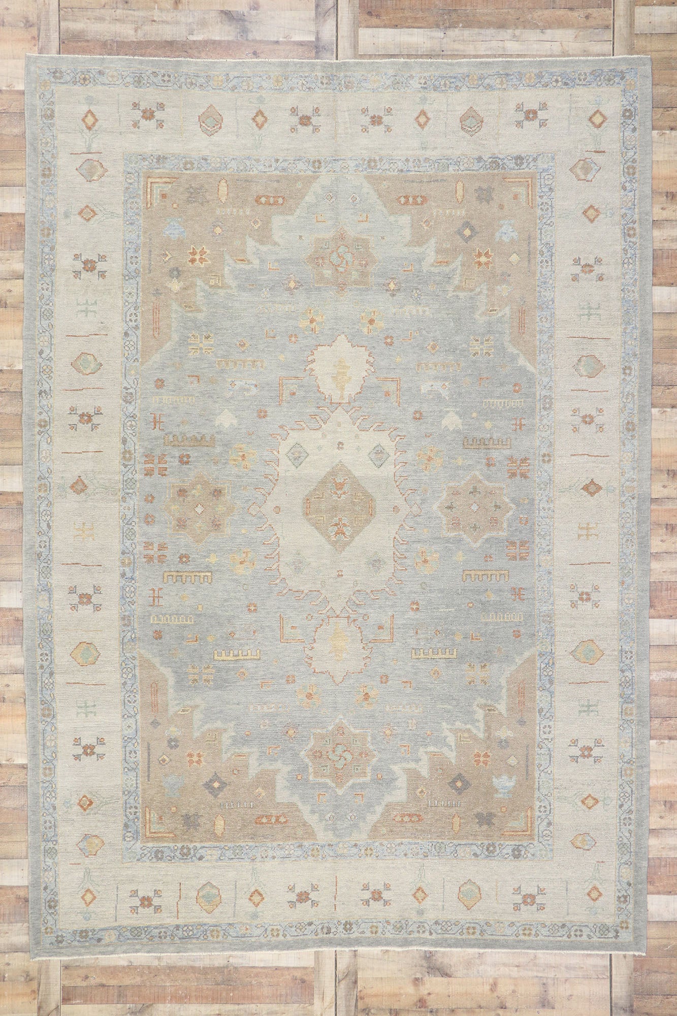 9 x 13 Turkish Oushak Rug 53490