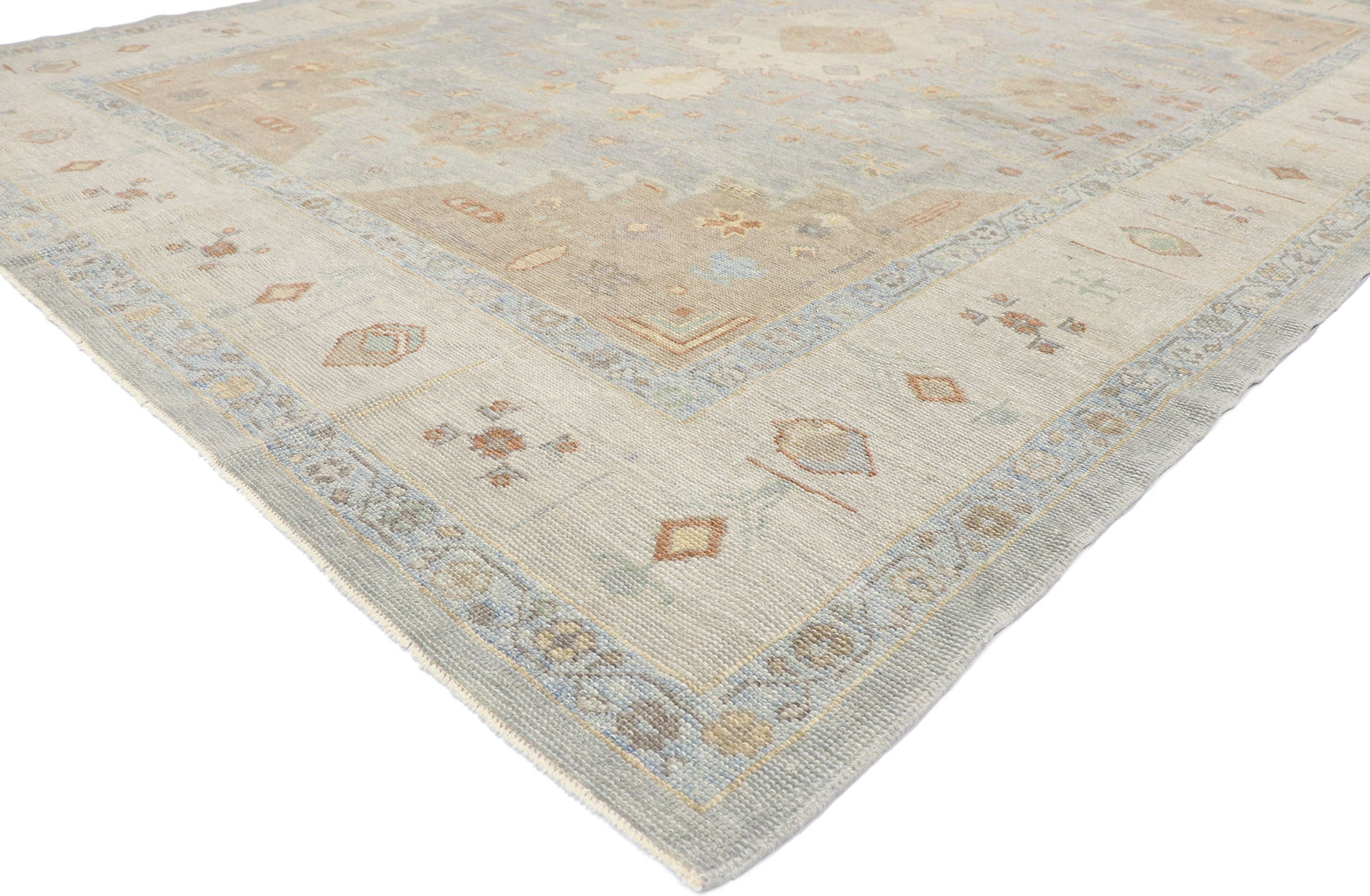 9 x 13 Turkish Oushak Rug 53490