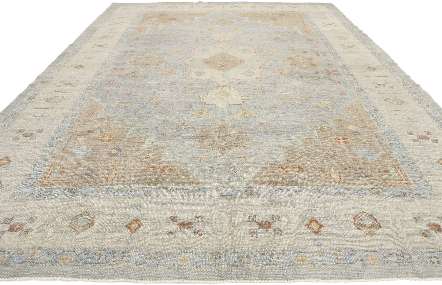 9 x 13 Turkish Oushak Rug 53490