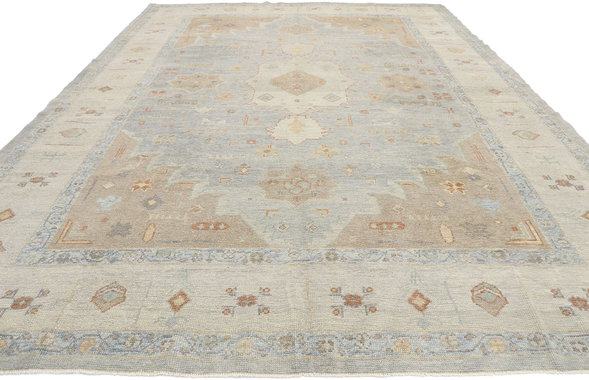 9 x 13 Turkish Oushak Rug 53490