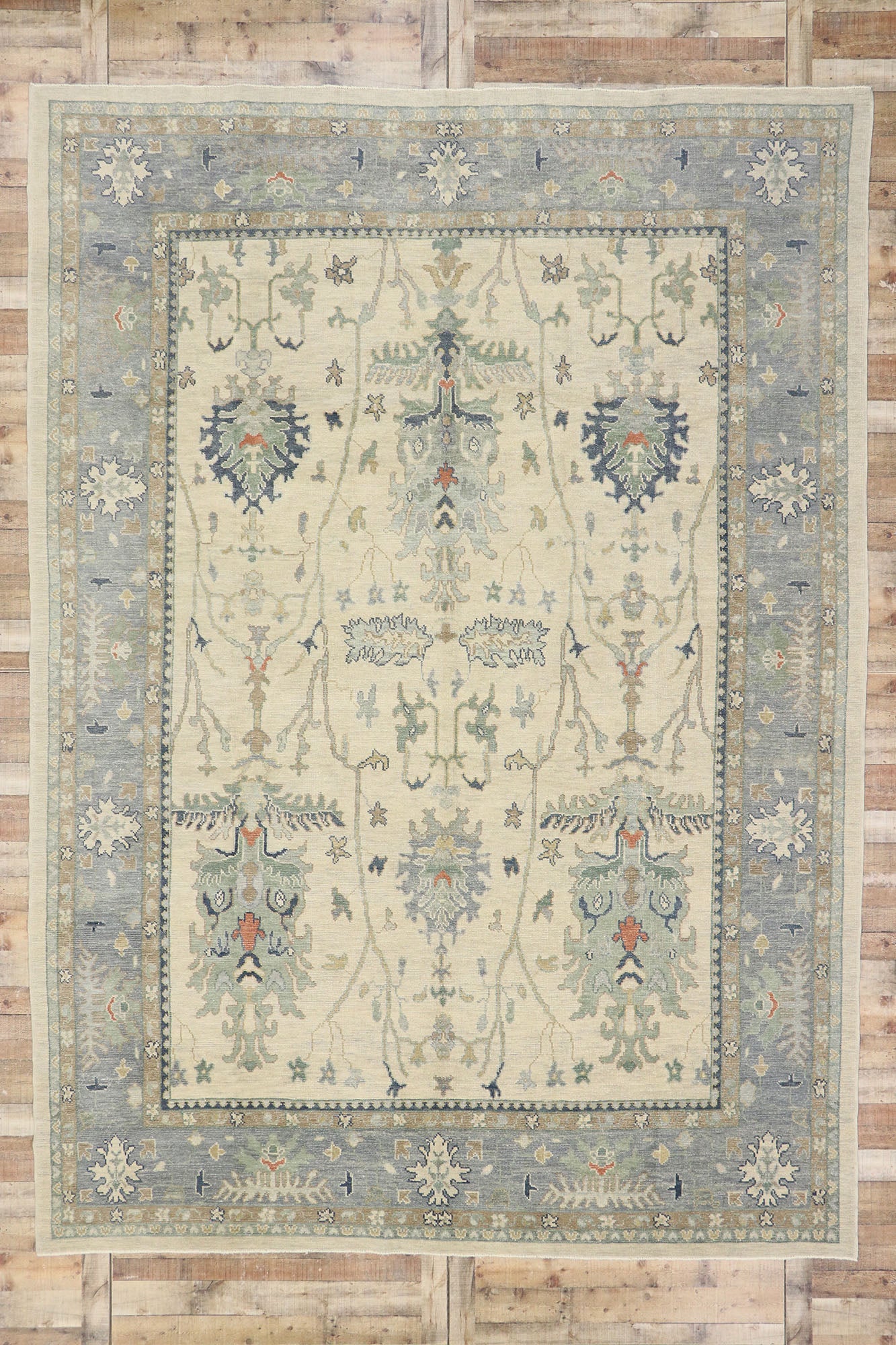 10 x 14 Turkish Oushak Rug 53492