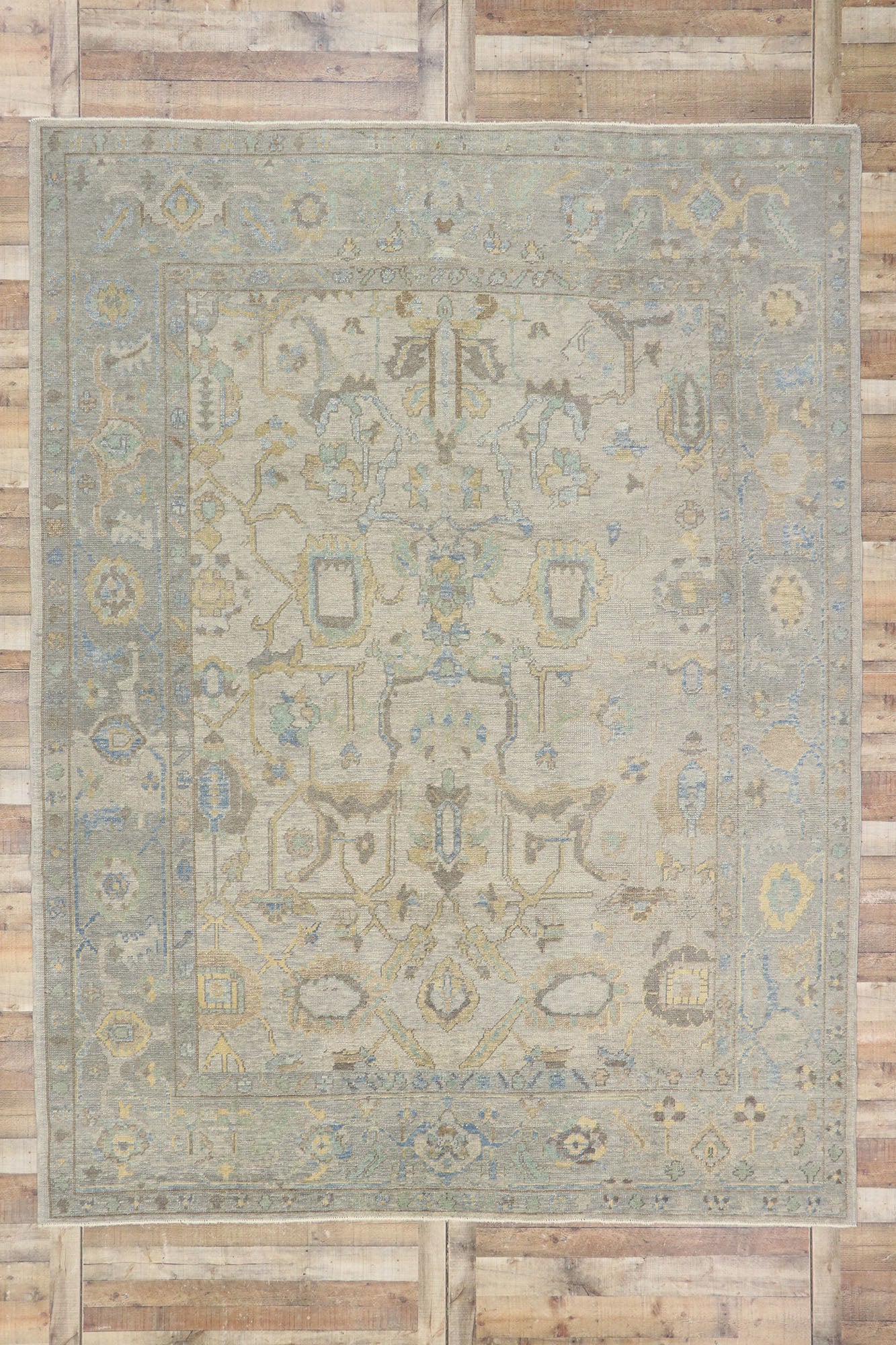 9 x 12 Turkish Oushak Rug 53493
