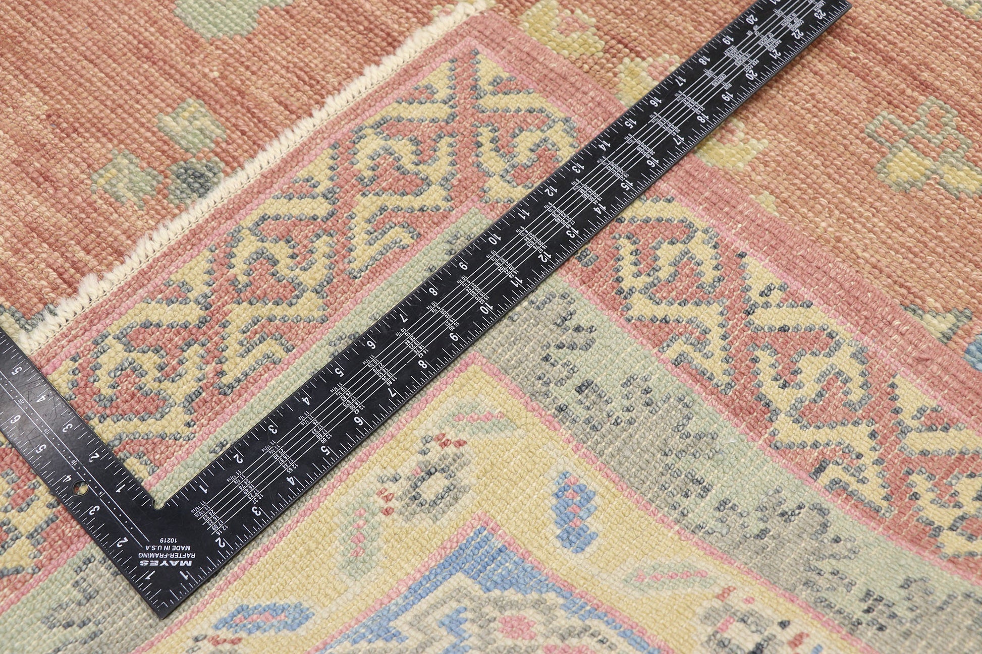 9 x 13 Contemporary Turkish Oushak Rug 53496