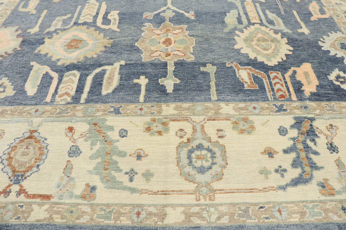 12 x 15 Contemporary Turkish Oushak Rug 53499