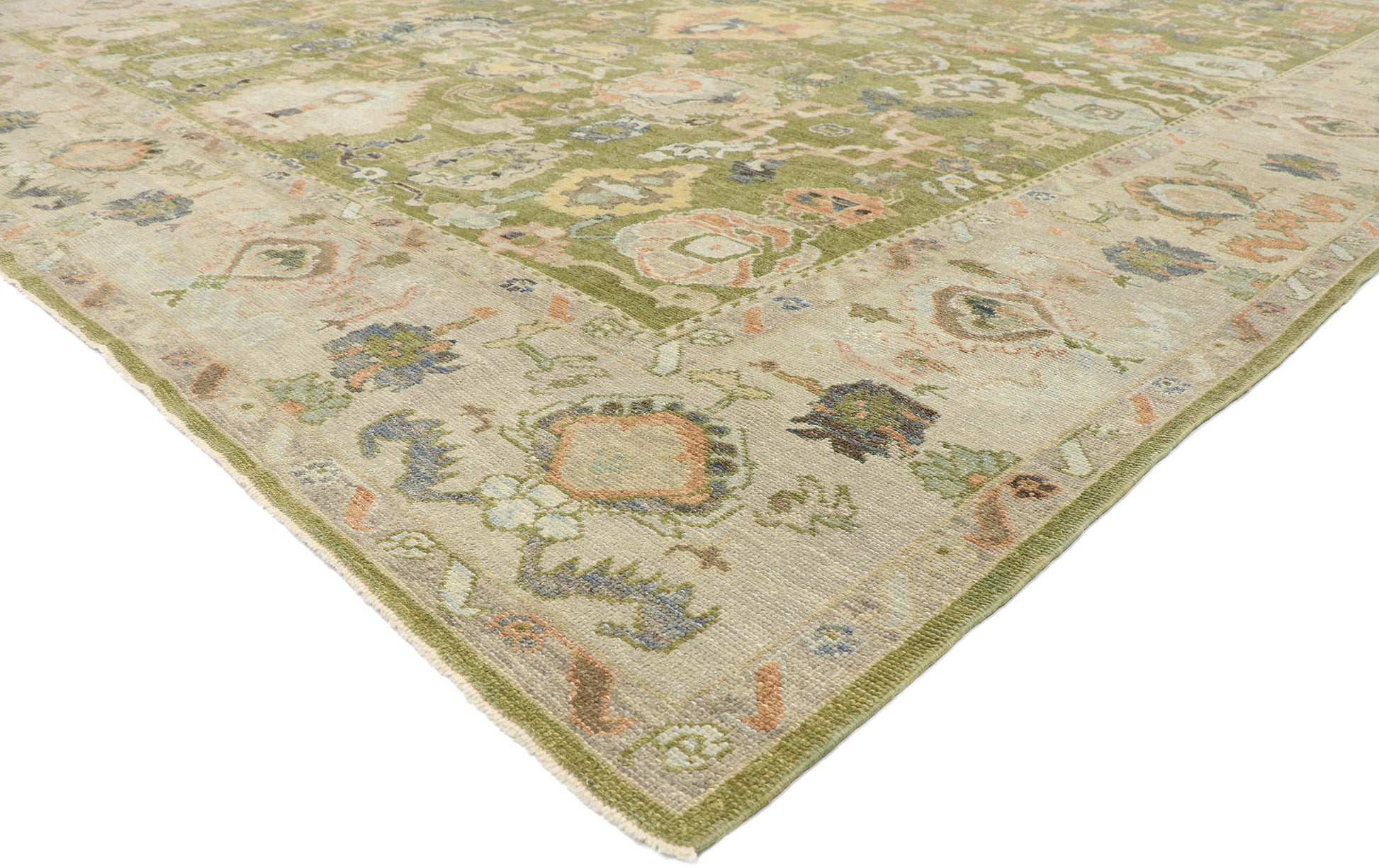 13 x 17 Contemporary Turkish Oushak Rug 53509