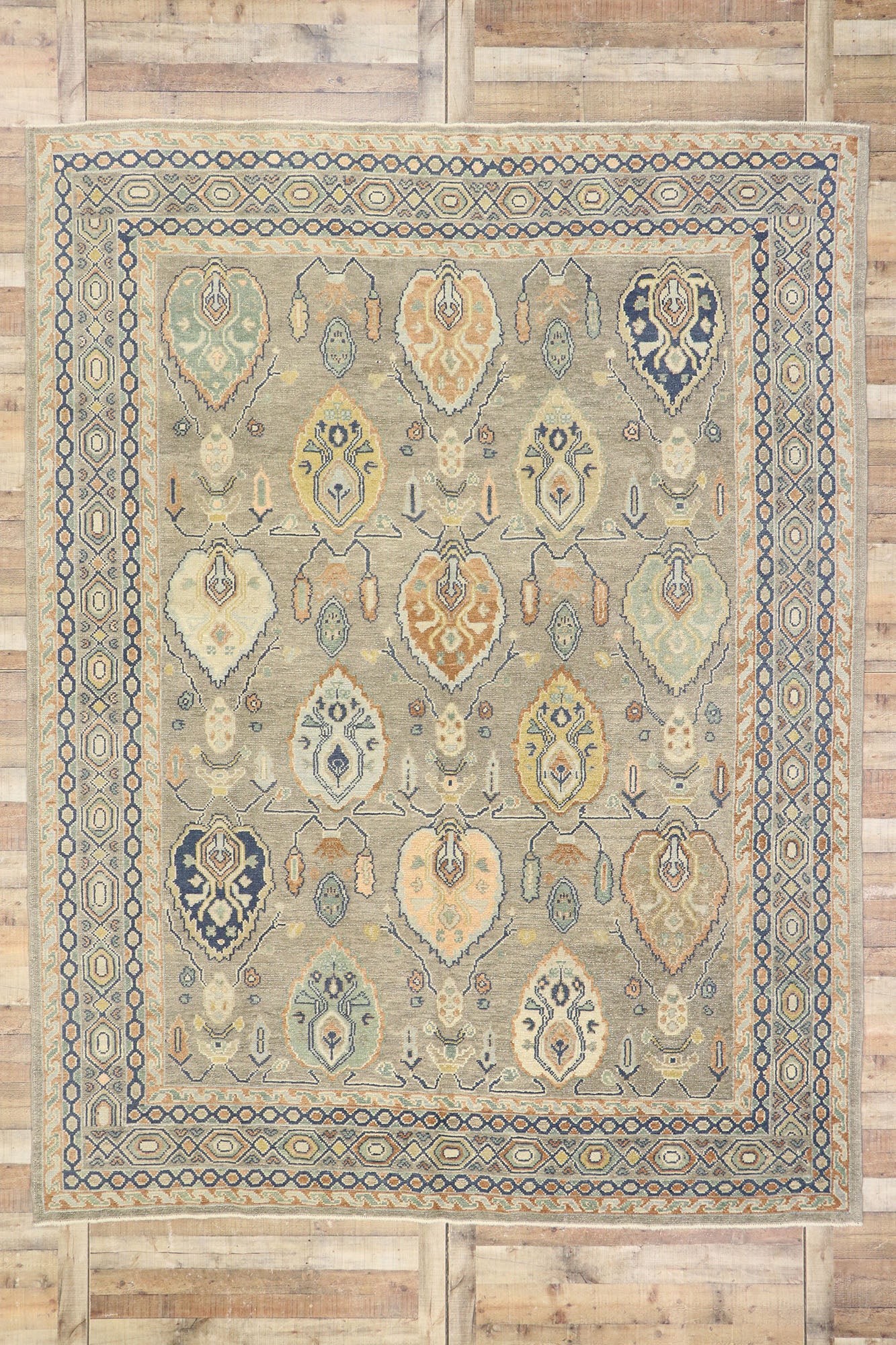 9 x 12 Turkish Oushak Rug 53513