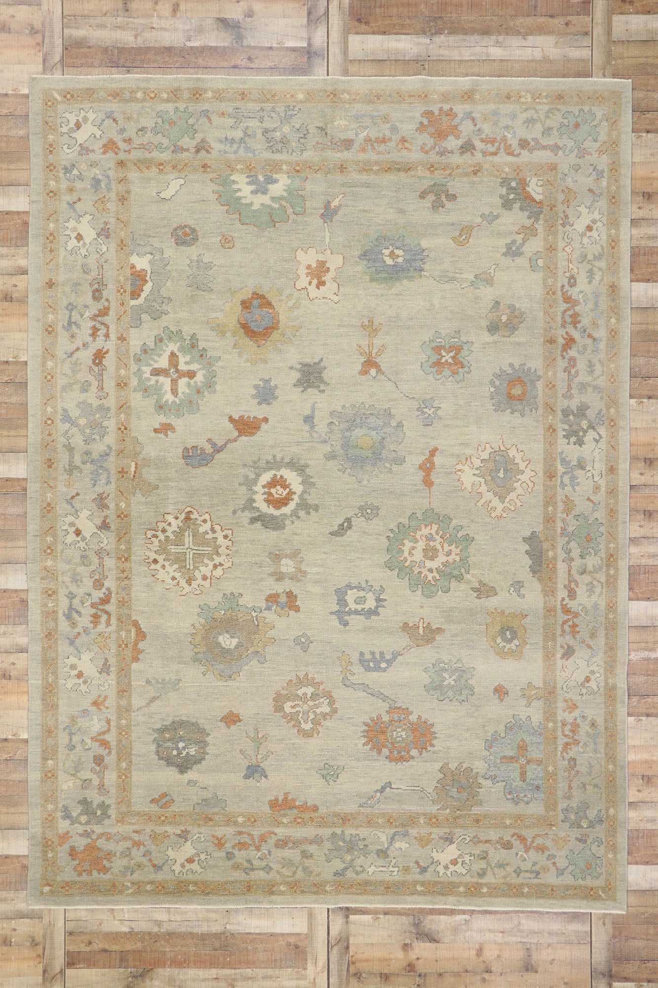 9 x 13 Turkish Oushak Rug 53514