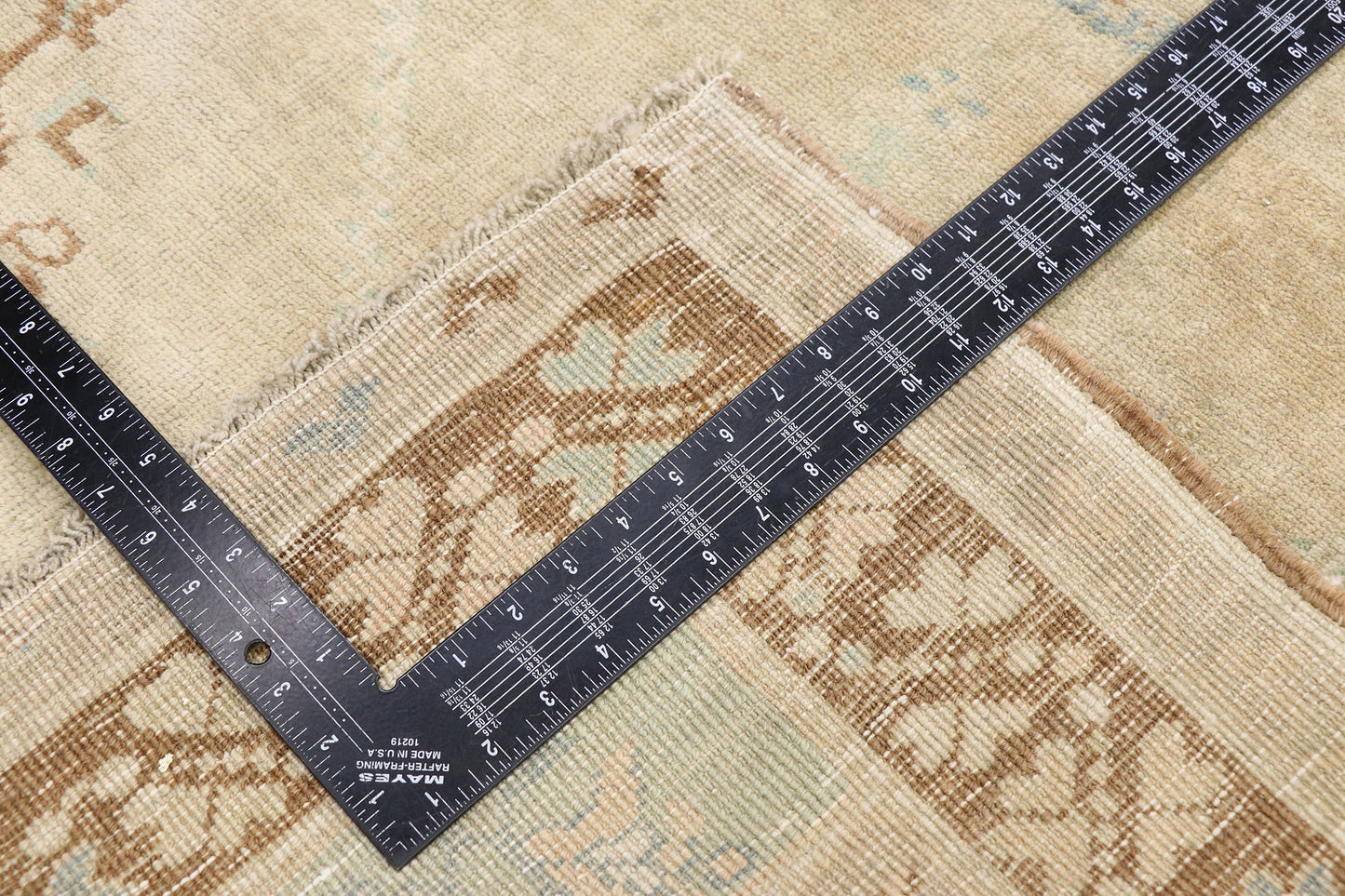 4 x 7 Vintage Turkish Oushak Rug 53519
