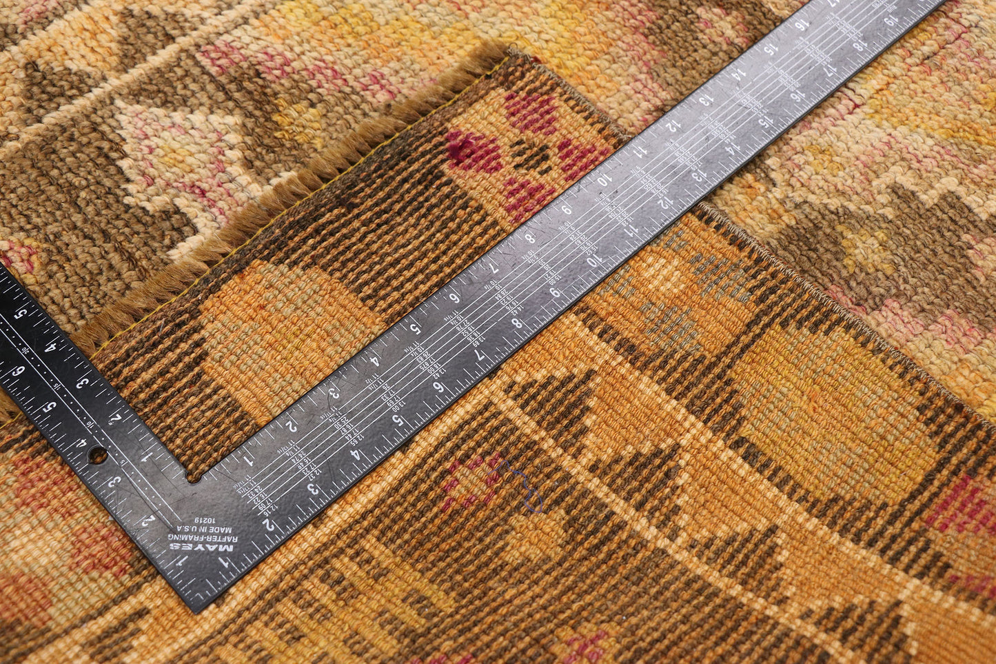 3 x 13 Vintage Turkish Oushak Runner 53520