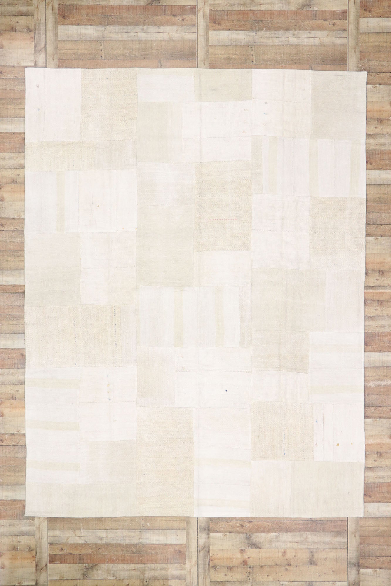9 x 12 Vintage Turkish Patchwork Rug 53527