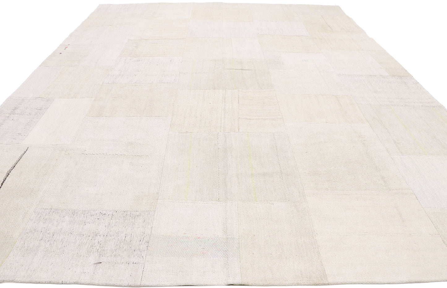 9 x 12 Vintage Turkish Patchwork Rug 53528