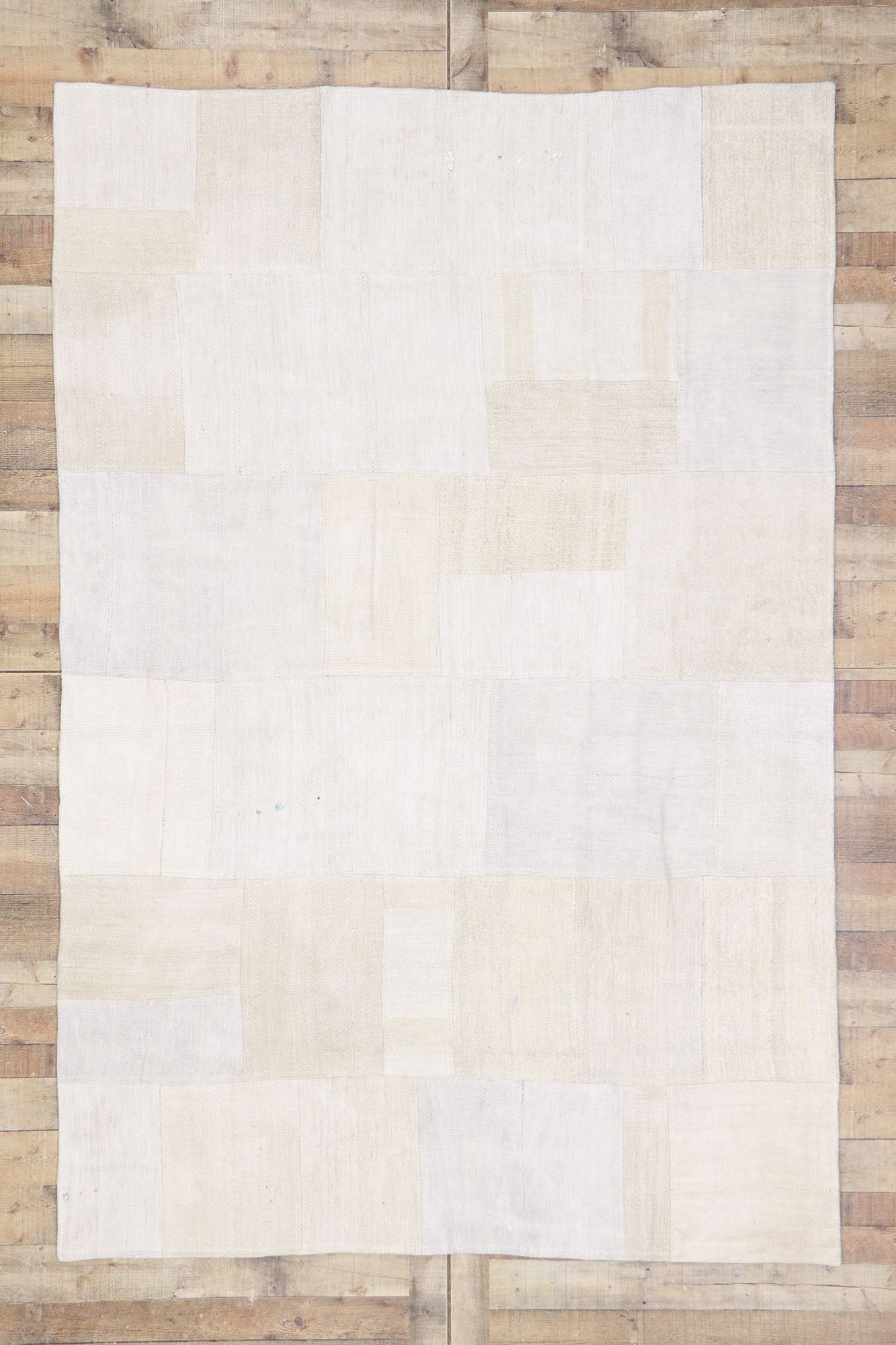 6 x 9 Vintage Turkish Patchwork Rug 53530