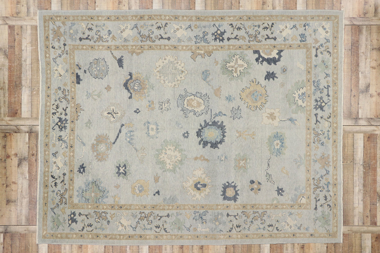 9 x 12 Turkish Oushak Rug 53546
