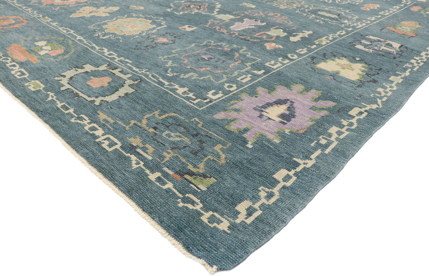 10 x 12 Colorful Turkish Oushak Rug 53554