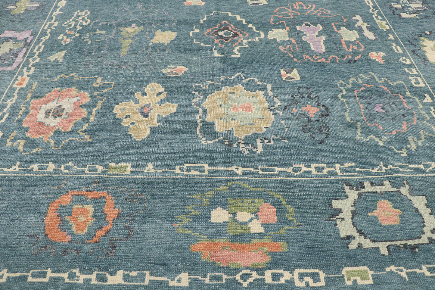 10 x 12 Colorful Turkish Oushak Rug 53554