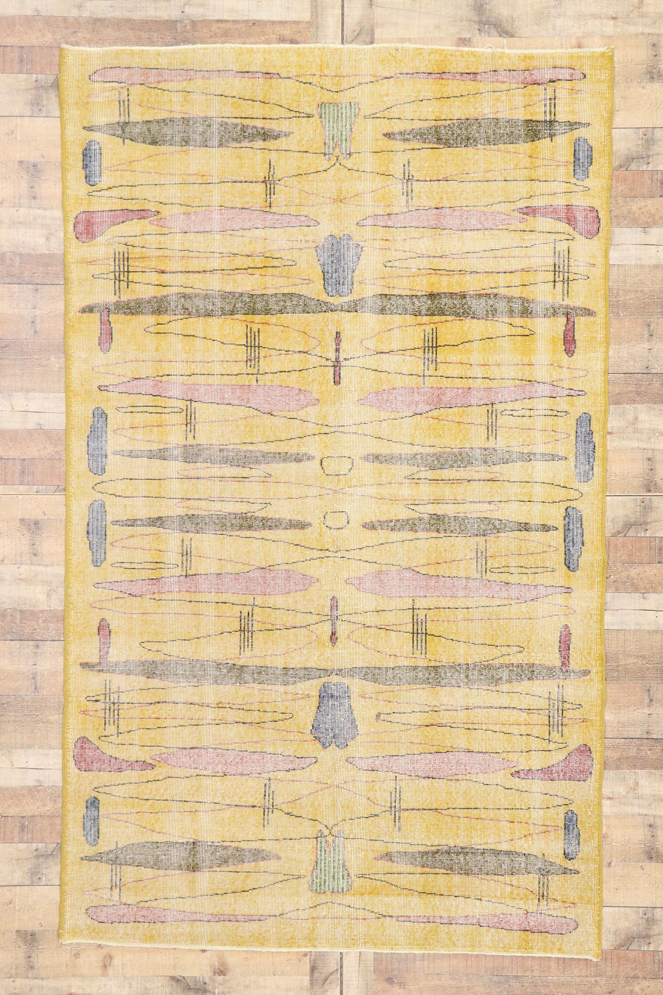 5 x 9 Zeki Muren Vintage Turkish Sivas Rug 53557