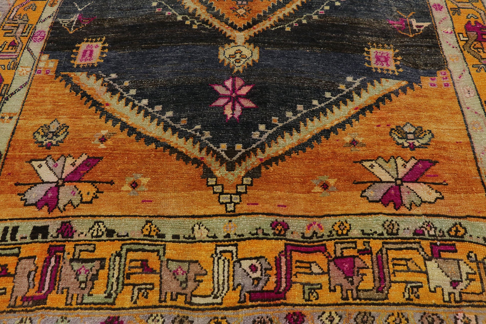 6 x 18 Vintage Turkish Kars Rug 53574