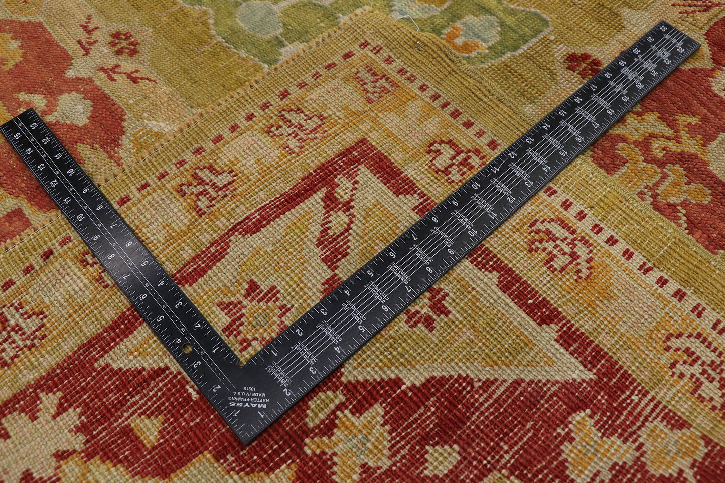 12 x 15 Vintage Turkish Oushak Rug 53576