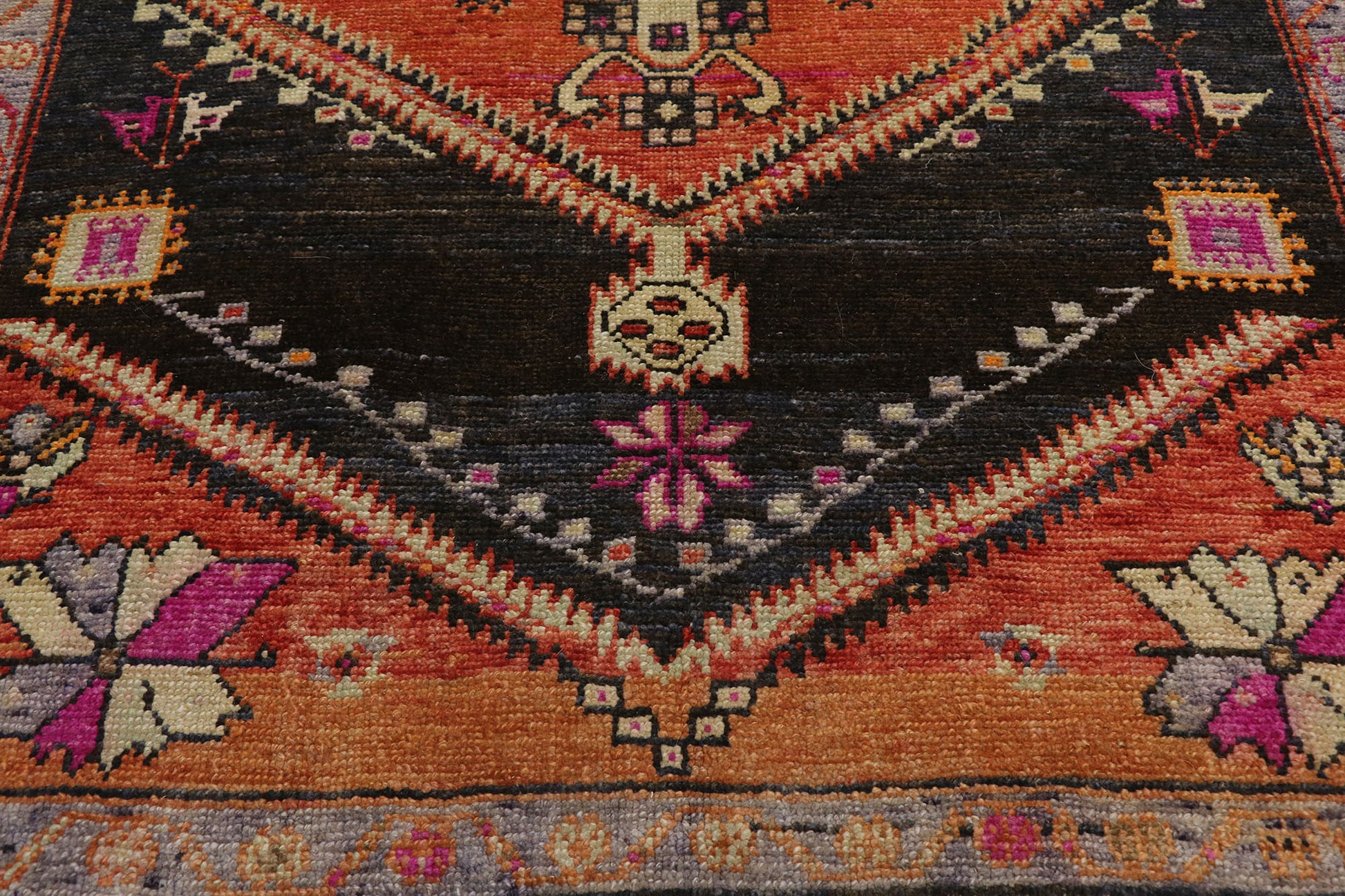 5 x 15 Vintage Turkish Kars Rug 53581