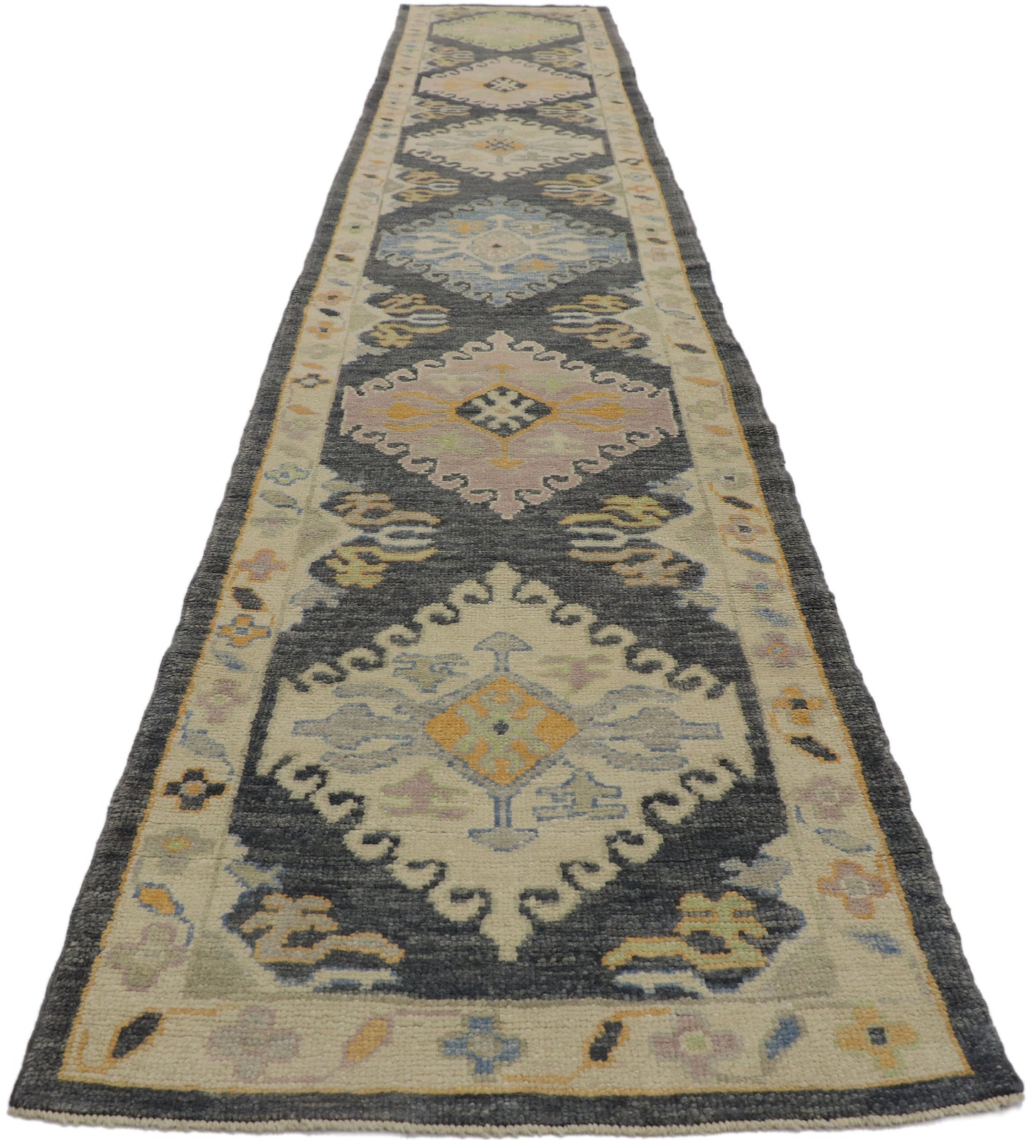 3 x 18 Turkish Oushak Runner 53586