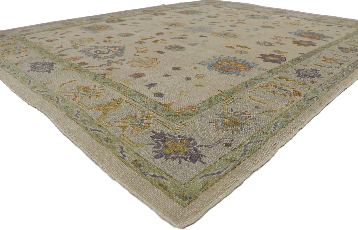9 x 11 Turkish Oushak Rug 53611