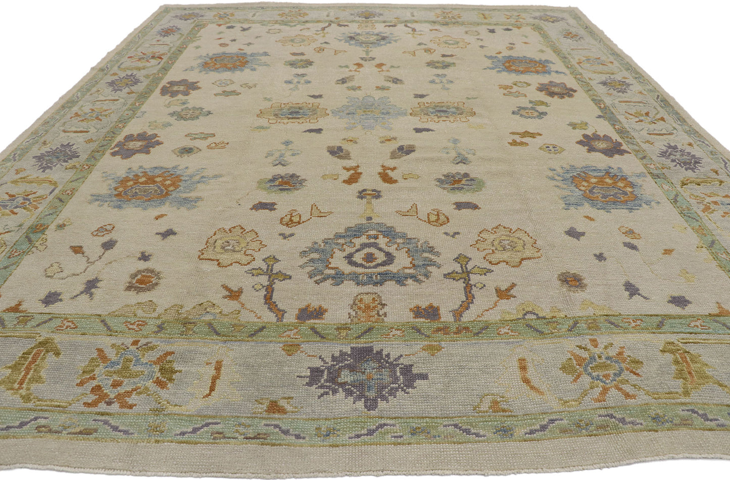 9 x 11 Turkish Oushak Rug 53611