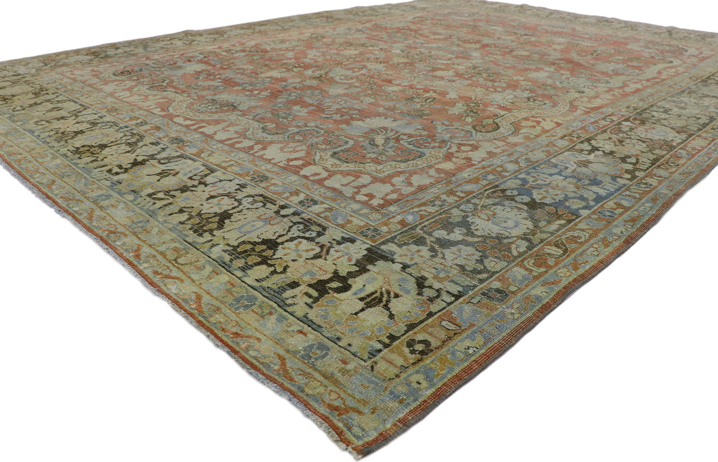 9 x 12 Antique Persian Mahal Rug 53629