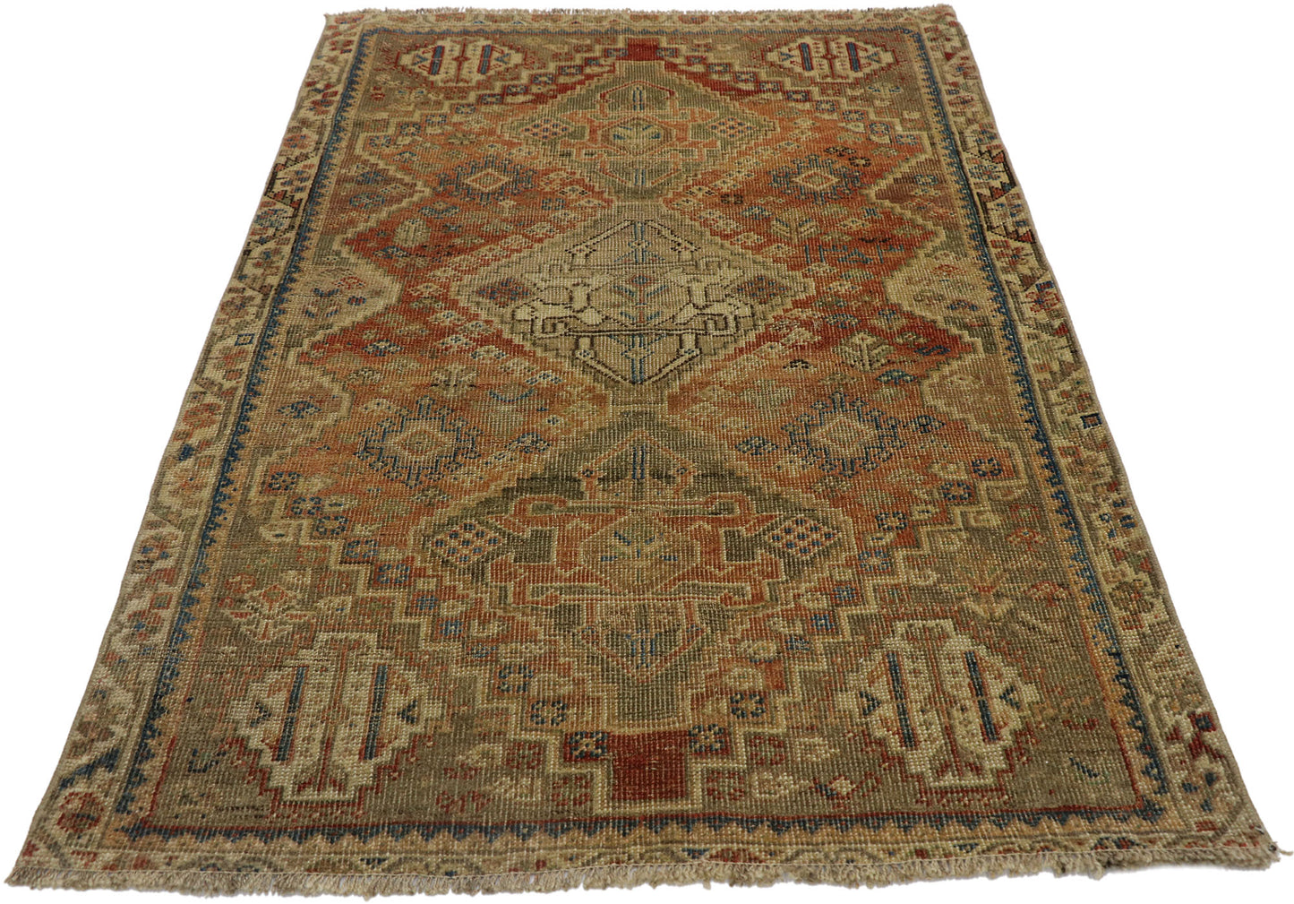 3 x 5 Antique Persian Shiraz Rug 53651