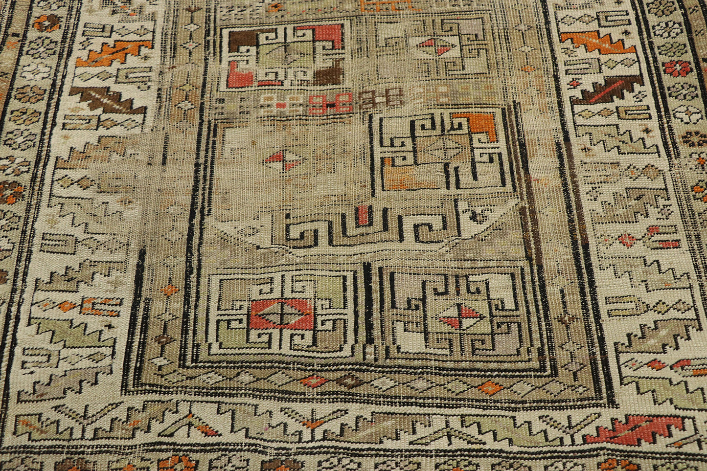 3 x 8 Antique Caucasian Shirvan Rug 53652