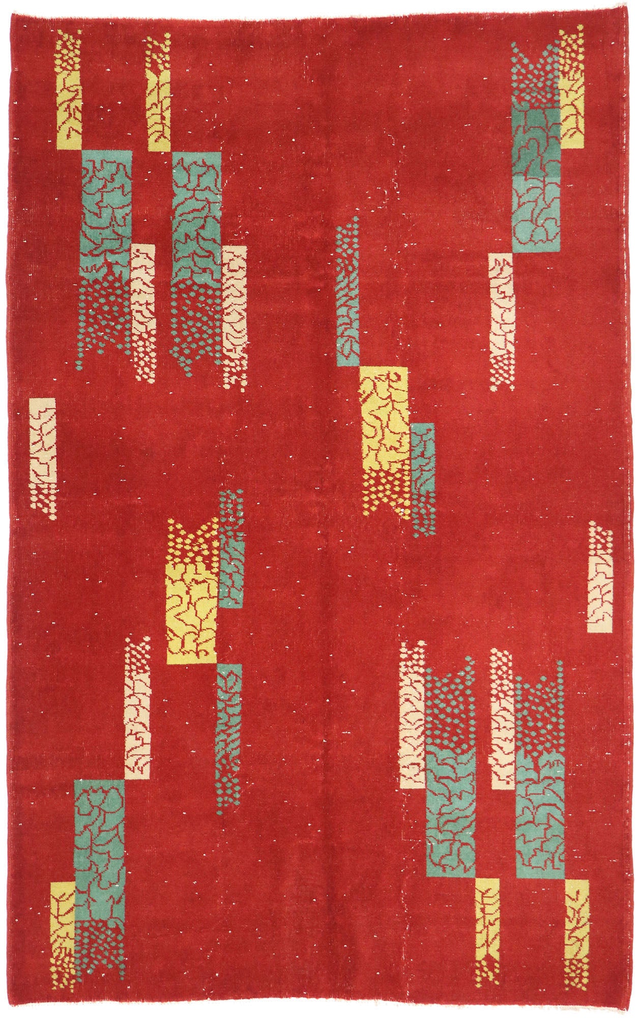 5 x 8 Zeki Muren Vintage Turkish Sivas Rug 53666