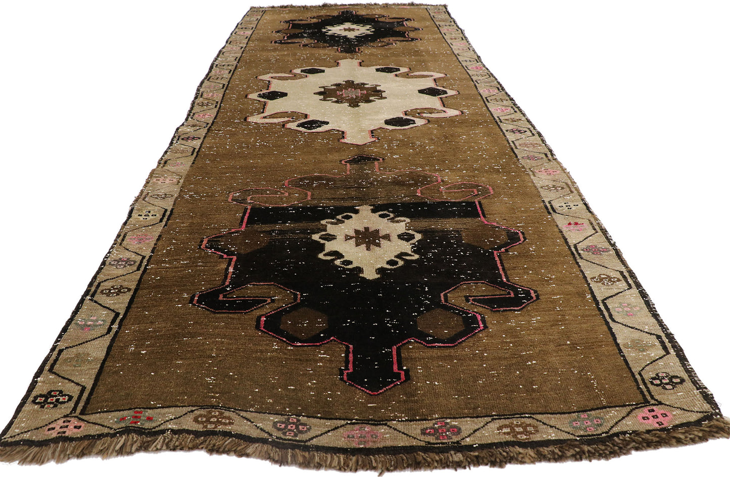 5 x 14 Vintage Turkish Kars Rug 53667