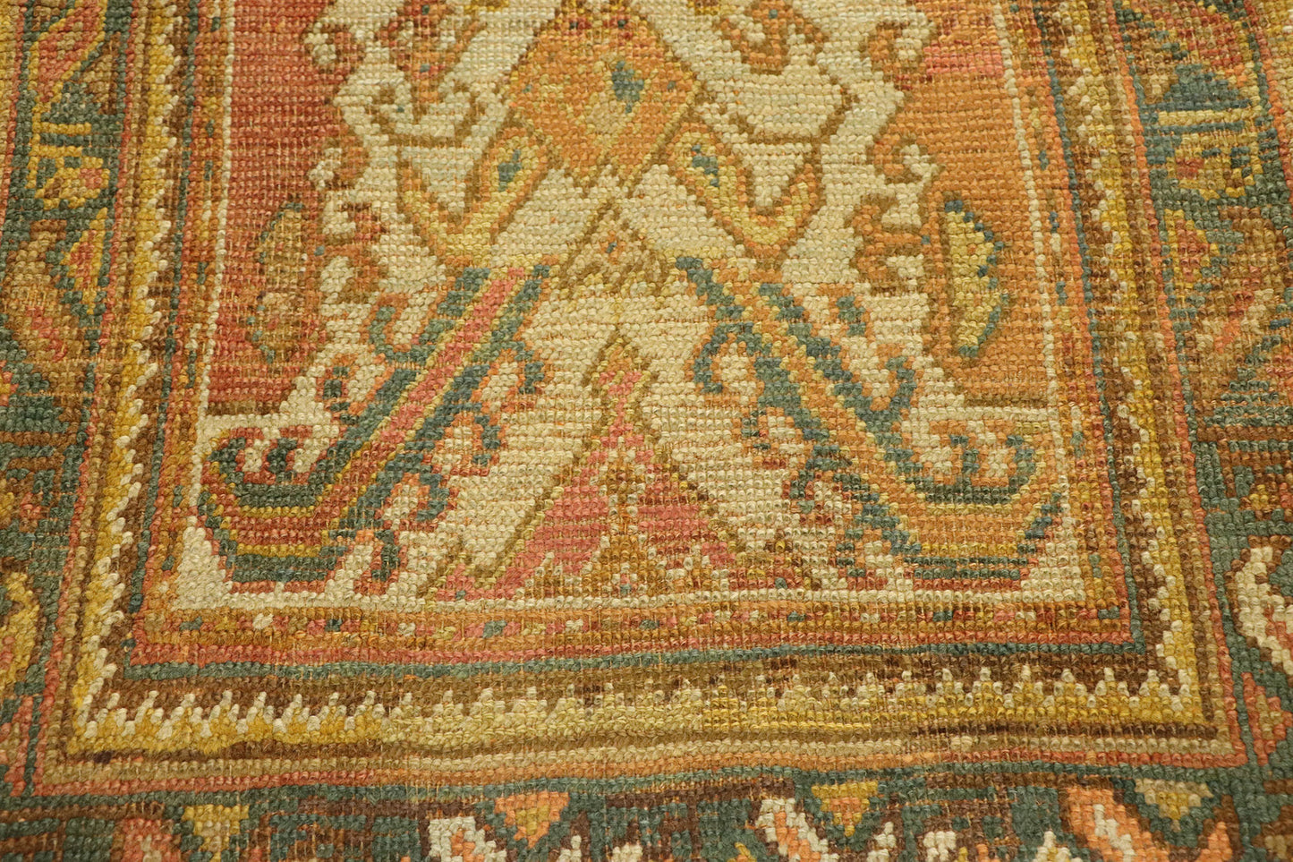 3 x 11 Antique Turkish Oushak Rug 53669