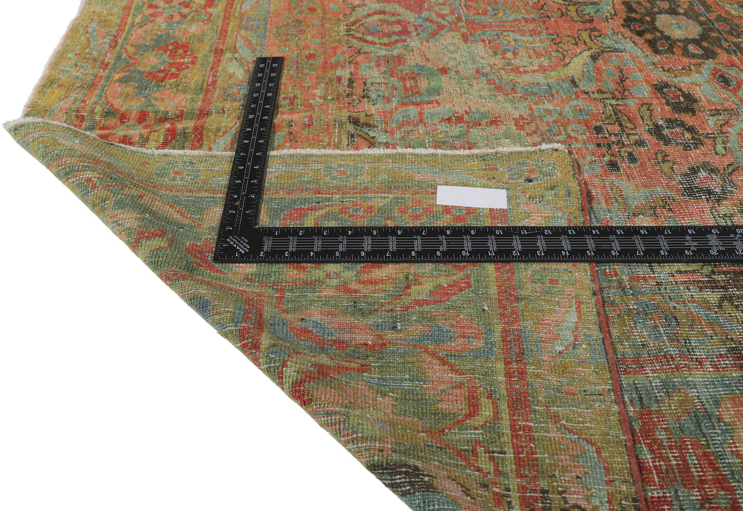 10 x 11 Distressed Antique Persian Mahal Rug 53694