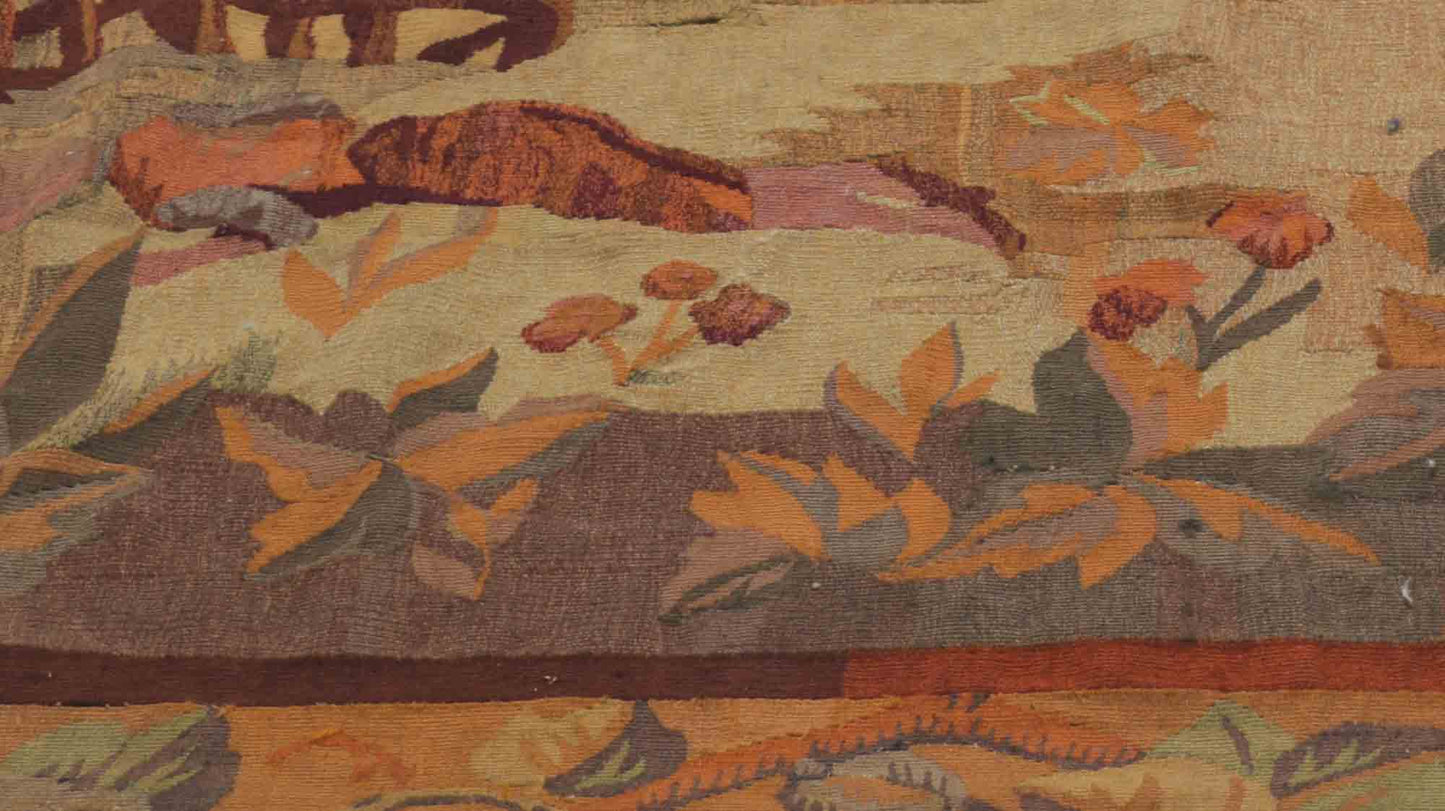 6 x 7 Antique French Tapestry 53775