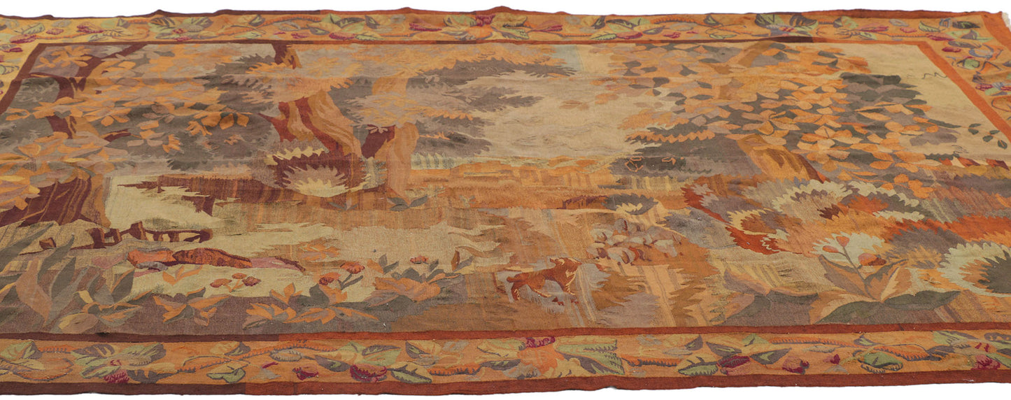 6 x 7 Antique French Tapestry 53775