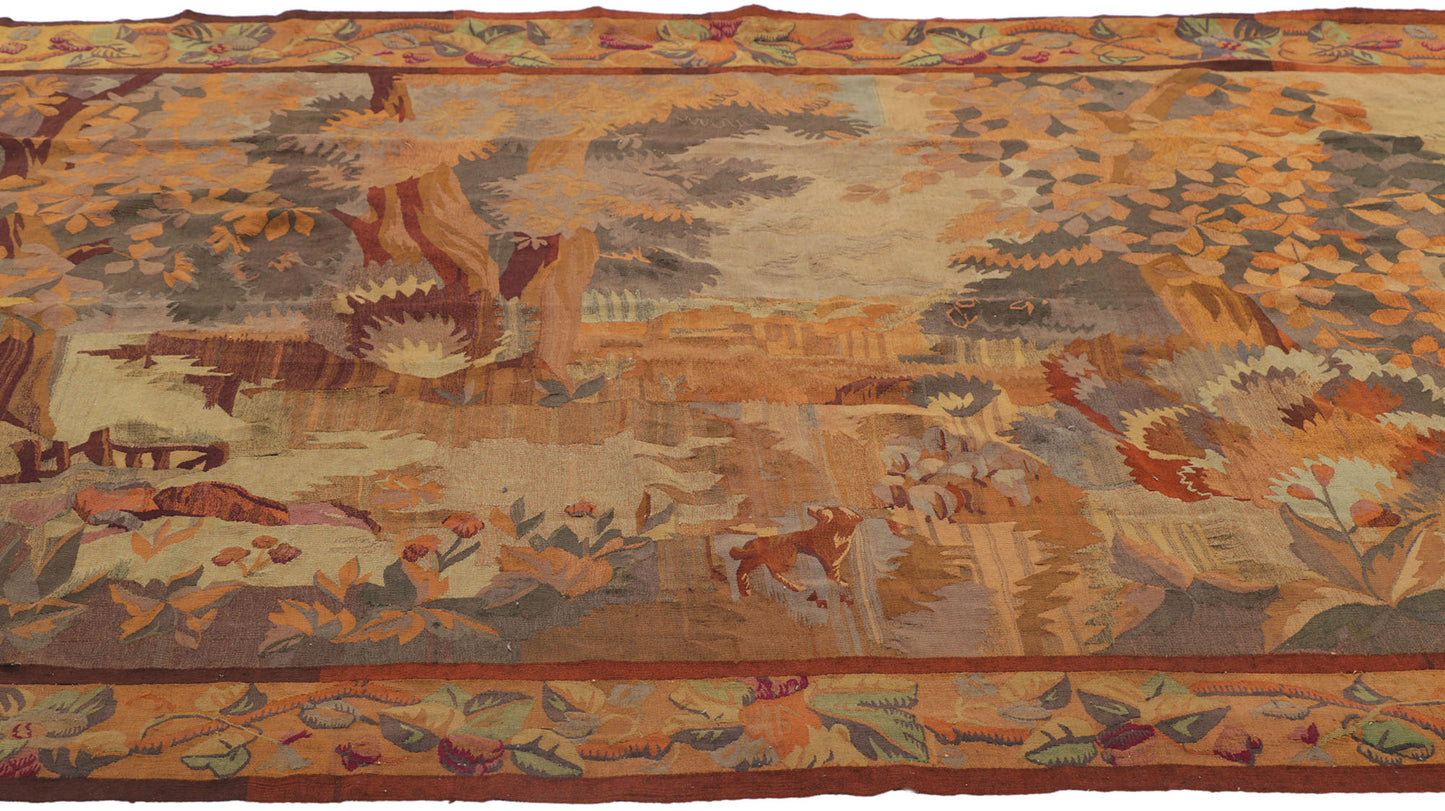 6 x 7 Antique French Tapestry 53775