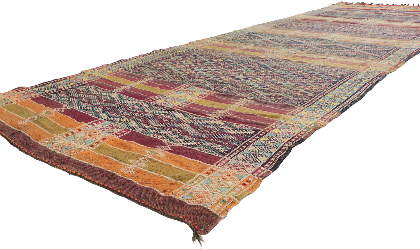 5 x 13 Vintage Zemmour Moroccan Kilim Rug 21192