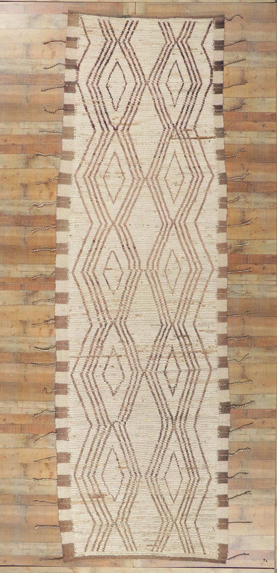 5 x 15 Earth-Tone Moroccan Runner 80780