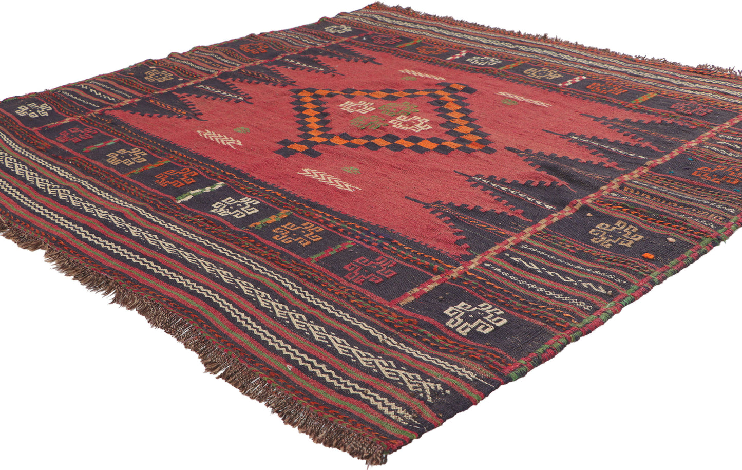 5 x 4 Vintage Afghan Kilim Rug 61142