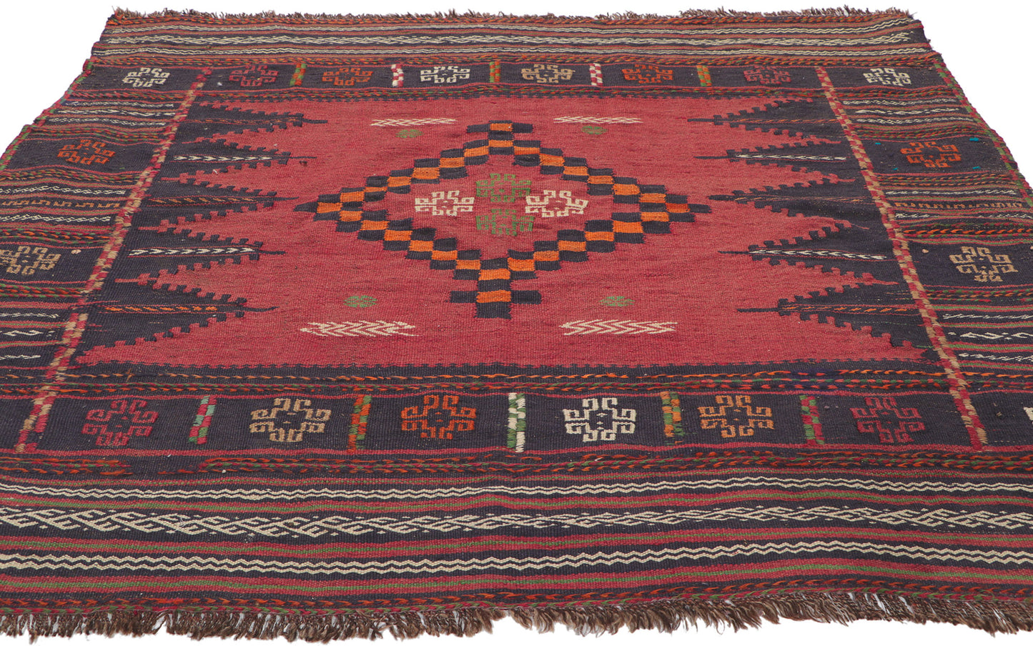 5 x 4 Vintage Afghan Kilim Rug 61142