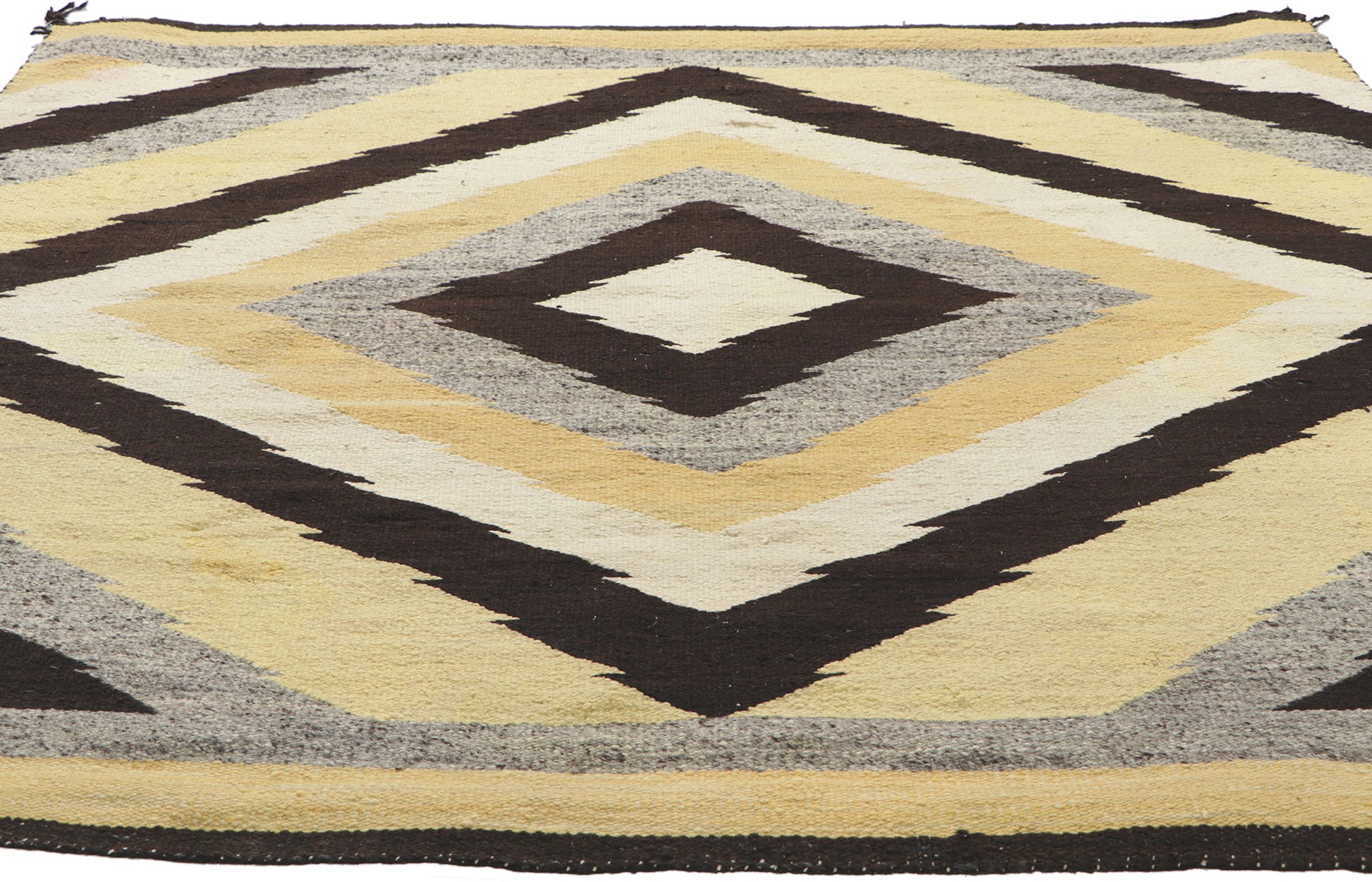5 x 5 Antique Eye Dazzler Navajo Rug 78503