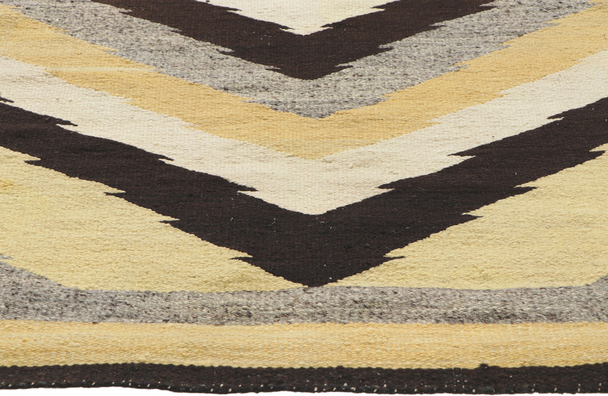5 x 5 Antique Eye Dazzler Navajo Rug 78503